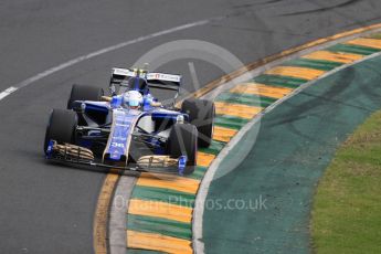 World © Octane Photographic Ltd. Formula 1 - Australian Grand Prix - Qualifying. Antonio Giovinazzi – Sauber F1 Team Reserve Driver. Albert Park Circuit. Saturday 25th March 2017. Digital Ref: 1798LB1D3922