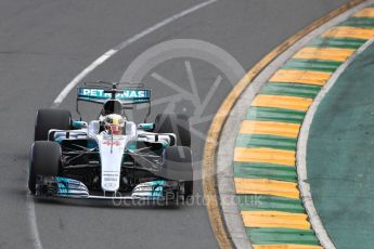 World © Octane Photographic Ltd. Formula 1 - Australian Grand Prix - Qualifying. Lewis Hamilton - Mercedes AMG Petronas F1 W08 EQ Energy+. Albert Park Circuit. Saturday 25th March 2017. Digital Ref: 1798LB1D3976