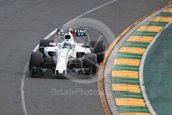 World © Octane Photographic Ltd. Formula 1 - Australian Grand Prix - Qualifying. Felipe Massa - Williams Martini Racing FW40. Albert Park Circuit. Saturday 25th March 2017. Digital Ref: 1798LB1D3982