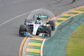 World © Octane Photographic Ltd. Formula 1 - Australian Grand Prix - Qualifying. Valtteri Bottas - Mercedes AMG Petronas F1 W08 EQ Energy+. Albert Park Circuit. Saturday 25th March 2017. Digital Ref: 1798LB1D4147