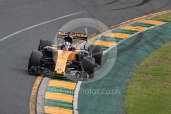 World © Octane Photographic Ltd. Formula 1 - Australian Grand Prix - Qualifying. Nico Hulkenberg - Renault Sport F1 Team R.S.17. Albert Park Circuit. Saturday 25th March 2017. Digital Ref: 1798LB1D4177