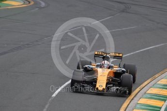 World © Octane Photographic Ltd. Formula 1 - Australian Grand Prix - Qualifying. Nico Hulkenberg - Renault Sport F1 Team R.S.17. Albert Park Circuit. Saturday 25th March 2017. Digital Ref: 1798LB1D4218