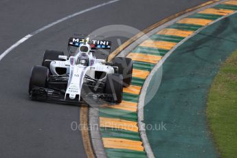World © Octane Photographic Ltd. Formula 1 - Australian Grand Prix - Qualifying. Lance Stroll - Williams Martini Racing FW40. Albert Park Circuit. Saturday 25th March 2017. Digital Ref: 1798LB1D4283
