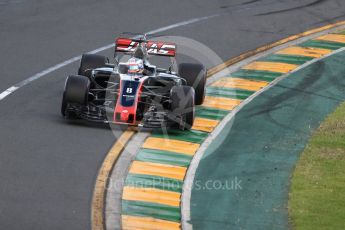 World © Octane Photographic Ltd. Formula 1 - Australian Grand Prix - Qualifying. Romain Grosjean - Haas F1 Team VF-17. Albert Park Circuit. Saturday 25th March 2017. Digital Ref: 1798LB1D4293