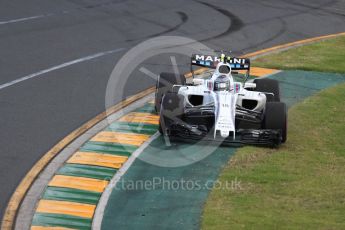 World © Octane Photographic Ltd. Formula 1 - Australian Grand Prix - Qualifying. Lance Stroll - Williams Martini Racing FW40. Albert Park Circuit. Saturday 25th March 2017. Digital Ref: 1798LB1D4371