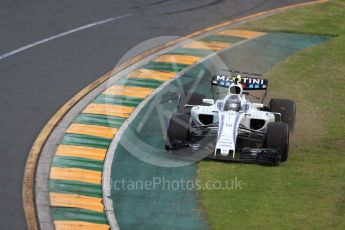 World © Octane Photographic Ltd. Formula 1 - Australian Grand Prix - Qualifying. Lance Stroll - Williams Martini Racing FW40. Albert Park Circuit. Saturday 25th March 2017. Digital Ref: 1798LB1D4375