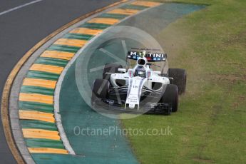 World © Octane Photographic Ltd. Formula 1 - Australian Grand Prix - Qualifying. Lance Stroll - Williams Martini Racing FW40. Albert Park Circuit. Saturday 25th March 2017. Digital Ref: 1798LB1D4377