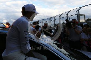 World © Octane Photographic Ltd. Formula 1 - Australian Grand Prix - Qualifying. Lewis Hamilton - Mercedes AMG Petronas F1 W08 EQ Energy+. Albert Park Circuit. Saturday 25th March 2017. Digital Ref: 1798LB2D5304