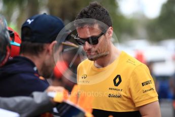 World © Octane Photographic Ltd. Formula 1 - Australian Grand Prix - Melbourne Walk. Jolyon Palmer - Renault Sport F1 Team R.S.17. Albert Park Circuit. Sunday 26th March 2017. Digital Ref: 1799LB1D4664