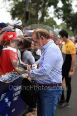World © Octane Photographic Ltd. Formula 1 - Australian Grand Prix - Melbourne Walk. Carlos Sainz Sr. Albert Park Circuit. Sunday 26th March 2017. Digital Ref: 1799LB1D4693