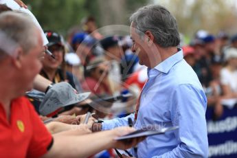 World © Octane Photographic Ltd. Formula 1 - Australian Grand Prix - Melbourne Walk. Carlos Sainz Sr. Albert Park Circuit. Sunday 26th March 2017. Digital Ref: 1799LB1D4702