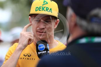 World © Octane Photographic Ltd. Formula 1 - Australian Grand Prix - Melbourne Walk. Nico Hulkenberg - Renault Sport F1 Team R.S.17. Albert Park Circuit. Sunday 26th March 2017. Digital Ref: 1799LB1D4757