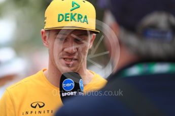 World © Octane Photographic Ltd. Formula 1 - Australian Grand Prix - Melbourne Walk. Nico Hulkenberg - Renault Sport F1 Team R.S.17. Albert Park Circuit. Sunday 26th March 2017. Digital Ref: 1799LB1D4762