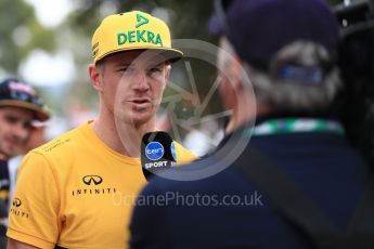 World © Octane Photographic Ltd. Formula 1 - Australian Grand Prix - Melbourne Walk. Nico Hulkenberg - Renault Sport F1 Team R.S.17. Albert Park Circuit. Sunday 26th March 2017. Digital Ref: 1799LB1D4767