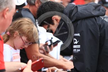 World © Octane Photographic Ltd. Formula 1 - Australian Grand Prix - Melbourne Walk. Esteban Ocon - Sahara Force India VJM10. Albert Park Circuit. Sunday 26th March 2017. Digital Ref: 1799LB1D4787