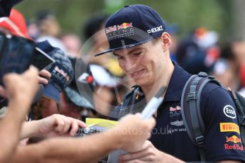 World © Octane Photographic Ltd. Formula 1 - Australian Grand Prix - Melbourne Walk. Max Verstappen - Red Bull Racing RB13. Albert Park Circuit. Sunday 26th March 2017. Digital Ref: 1799LB1D4817