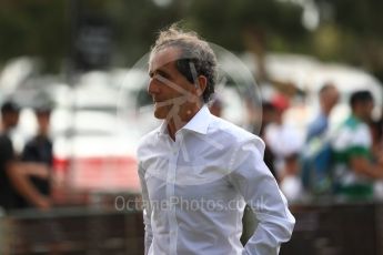 World © Octane Photographic Ltd. Formula 1 - Australian Grand Prix - Melbourne Walk. Alain Prost – Special Advisor to Renault Sport Formula 1 Team. Albert Park Circuit. Sunday 26th March 2017. Digital Ref: 1799LB1D4935