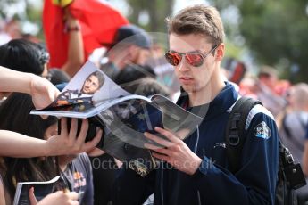 World © Octane Photographic Ltd. Formula 1 - Australian Grand Prix - Melbourne Walk. Daniil Kvyat - Scuderia Toro Rosso STR12. Albert Park Circuit. Sunday 26th March 2017. Digital Ref: 1799LB1D4969