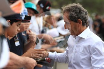 World © Octane Photographic Ltd. Formula 1 - Australian Grand Prix - Melbourne Walk. Alain Prost – Special Advisor to Renault Sport Formula 1 Team. Albert Park Circuit. Sunday 26th March 2017. Digital Ref: 1799LB1D4986