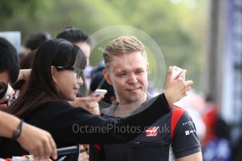 World © Octane Photographic Ltd. Formula 1 - Australian Grand Prix - Melbourne Walk. Kevin Magnussen - Haas F1 Team VF-17. Albert Park Circuit. Sunday 26th March 2017. Digital Ref: 1799LB1D4995