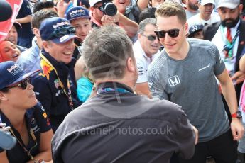 World © Octane Photographic Ltd. Formula 1 - Australian Grand Prix - Melbourne Walk. Stoffel Vandoorne - McLaren Honda MCL32. Albert Park Circuit. Sunday 26th March 2017. Digital Ref: 1799LB2D5325