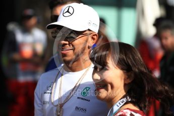 World © Octane Photographic Ltd. Formula 1 - Australian Grand Prix - Thursday - Melbourne Walk. Lewis Hamilton - Mercedes AMG Petronas F1. Albert Park Circuit. Thursday 23rd March 2017. Digital Ref: 1789LB1D7815