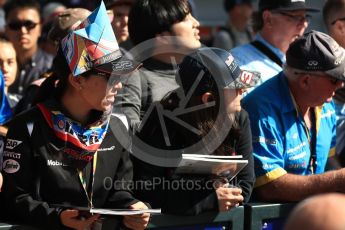 World © Octane Photographic Ltd. Formula 1 - Australian Grand Prix - Thursday - Fans on the Melbourne Walk. Albert Park Circuit. Thursday 23rd March 2017. Digital Ref: 1789LB1D7852