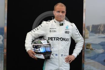 World © Octane Photographic Ltd. Formula 1 - Australian Grand Prix - FIA Driver Photo Call. Valtteri Bottas - Mercedes AMG Petronas F1 W08 EQ Energy+. Albert Park Circuit. Thursday 23rd March 2017. Digital Ref: 1790LB1D8067