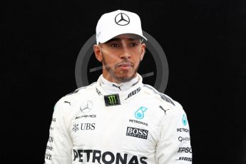 World © Octane Photographic Ltd. Formula 1 - Australian Grand Prix - FIA Driver Photo Call. Lewis Hamilton - Mercedes AMG Petronas F1 W08 EQ Energy+. Albert Park Circuit. Thursday 23rd March 2017. Digital Ref: 1790LB1D8173