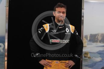 World © Octane Photographic Ltd. Formula 1 - Australian Grand Prix - FIA Driver Photo Call. Jolyon Palmer - Renault Sport F1 Team R.S.17. Albert Park Circuit. Thursday 23rd March 2017. Digital Ref: 1790LB1D8232