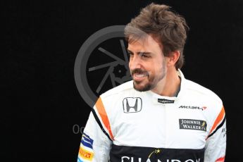 World © Octane Photographic Ltd. Formula 1 - Australian Grand Prix - FIA Driver Photo Call. Fernando Alonso - McLaren Honda MCL32. Albert Park Circuit. Thursday 23rd March 2017. Digital Ref: 1790LB1D8419