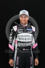 World © Octane Photographic Ltd. Formula 1 - Australian Grand Prix - FIA Driver Photo Call. Sergio Perez - Sahara Force India VJM10. Albert Park Circuit. Thursday 23rd March 2017. Digital Ref: 1790LB1D8559