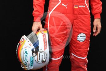 World © Octane Photographic Ltd. Formula 1 - Australian Grand Prix - FIA Driver Photo Call. Sebastian Vettel - Scuderia Ferrari SF70H. Albert Park Circuit. Thursday 23rd March 2017. Digital Ref: 1790LB1D8721