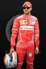 World © Octane Photographic Ltd. Formula 1 - Australian Grand Prix - FIA Driver Photo Call. Sebastian Vettel - Scuderia Ferrari SF70H. Albert Park Circuit. Thursday 23rd March 2017. Digital Ref: 1790LB1D8726