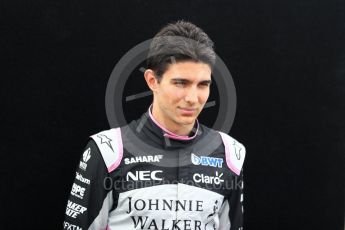 World © Octane Photographic Ltd. Formula 1 - Australian Grand Prix - FIA Driver Photo Call. Esteban Ocon - Sahara Force India VJM10. Albert Park Circuit. Thursday 23rd March 2017. Digital Ref: 1790LB1D8759