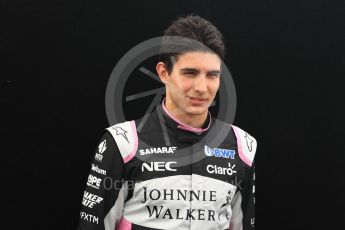 World © Octane Photographic Ltd. Formula 1 - Australian Grand Prix - FIA Driver Photo Call. Esteban Ocon - Sahara Force India VJM10. Albert Park Circuit. Thursday 23rd March 2017. Digital Ref: 1790LB1D8763