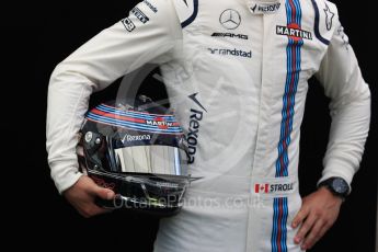 World © Octane Photographic Ltd. Formula 1 - Australian Grand Prix - FIA Driver Photo Call. Lance Stroll - Williams Martini Racing FW40. Albert Park Circuit. Thursday 23rd March 2017. Digital Ref: 1790LB1D9062