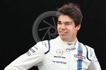 World © Octane Photographic Ltd. Formula 1 - Australian Grand Prix - FIA Driver Photo Call. Lance Stroll - Williams Martini Racing FW40. Albert Park Circuit. Thursday 23rd March 2017. Digital Ref: 1790LB1D9101