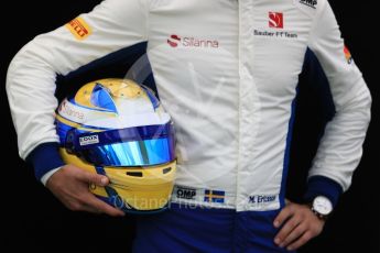 World © Octane Photographic Ltd. Formula 1 - Australian Grand Prix - FIA Driver Photo Call. Marcus Ericsson – Sauber F1 Team C36. Albert Park Circuit. Thursday 23rd March 2017. Digital Ref: 1790LB1D9437