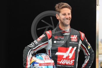 World © Octane Photographic Ltd. Formula 1 - Australian Grand Prix - FIA Driver Photo Call. Romain Grosjean - Haas F1 Team VF-17. Albert Park Circuit. Thursday 23rd March 2017. Digital Ref: 1790LB1D9513