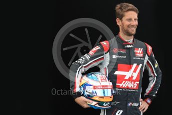 World © Octane Photographic Ltd. Formula 1 - Australian Grand Prix - FIA Driver Photo Call. Romain Grosjean - Haas F1 Team VF-17. Albert Park Circuit. Thursday 23rd March 2017. Digital Ref: 1790LB1D9541