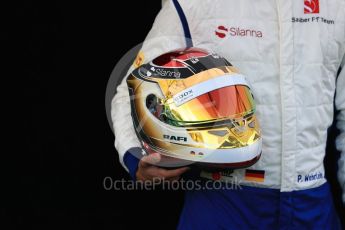 World © Octane Photographic Ltd. Formula 1 - Australian Grand Prix - FIA Driver Photo Call. Pascal Wehrlein – Sauber F1 Team C36. Albert Park Circuit. Thursday 23rd March 2017. Digital Ref: 1790LB1D9651