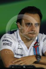World © Octane Photographic Ltd. Formula 1 - Australian Grand Prix - FIA Press Conference. Felipe Massa - Williams Martini Racing FW40. Albert Park Circuit. Thursday 23rd March 2017. Digital Ref: 1791LB1D0018