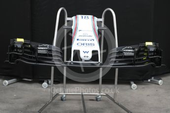 World © Octane Photographic Ltd. Formula 1 - Australian Grand Prix - Wednesday Setup. Williams Martini Racing FW40. Albert Park Circuit. Wednesday 22nd March 2017. Digital Ref: 1788LB1D7719