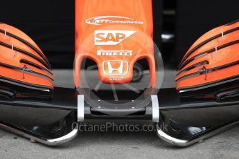 World © Octane Photographic Ltd. Formula 1 - Australian Grand Prix - Wednesday Setup. McLaren Honda MCL32. Albert Park Circuit. Wednesday 22nd March 2017. Digital Ref: 1788LB1D7732