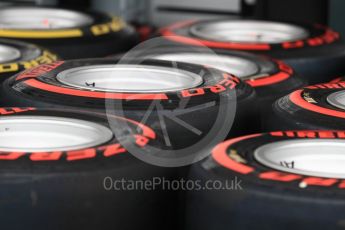 World © Octane Photographic Ltd. Formula 1 - Australian Grand Prix - Wednesday Setup. Tyres. Albert Park Circuit. Wednesday 22nd March 2017. Digital Ref: 1788LB1D7744