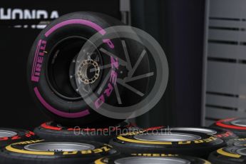 World © Octane Photographic Ltd. Formula 1 - Australian Grand Prix - Wednesday Setup. Tyres. Albert Park Circuit. Wednesday 22nd March 2017. Digital Ref: 1788LB1D7800