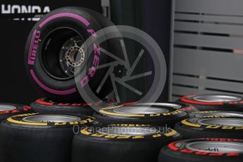 World © Octane Photographic Ltd. Formula 1 - Australian Grand Prix - Wednesday Setup. Tyres. Albert Park Circuit. Wednesday 22nd March 2017. Digital Ref: 1788LB1D7805