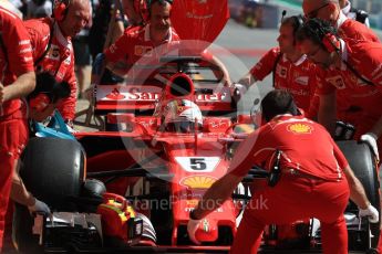 World © Octane Photographic Ltd. Formula 1 - Spanish Grand Prix Qualifying. Sebastian Vettel - Scuderia Ferrari SF70H. Circuit de Barcelona - Catalunya, Spain. Saturday 13th May 2017. Digital Ref:1816LB1D1006