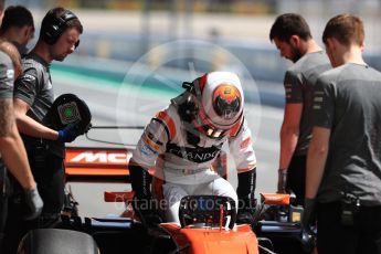 World © Octane Photographic Ltd. Formula 1 - Spanish Grand Prix Qualifying. Stoffel Vandoorne - McLaren Honda MCL32. Circuit de Barcelona - Catalunya, Spain. Saturday 13th May 2017. Digital Ref:1816LB1D1569